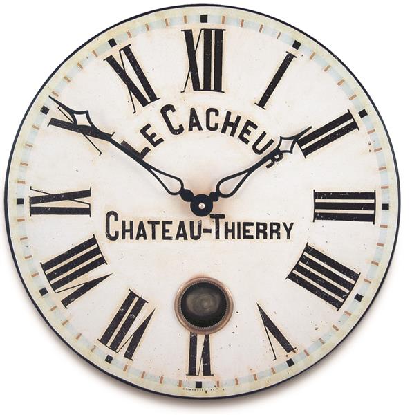 ロジャーラッセルRogerLascelles掛け時計Antique French Clockmaker's Dial with Pendulum    41cm振り子時計　TW-PEND-CACHEUR