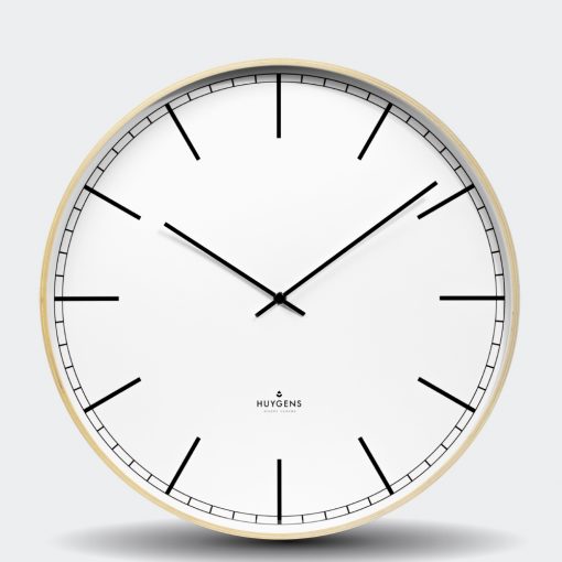 ホイヘンス HUYGENS CLOCK オランダ　インデックス掛け時計 45cm Wood Wall Clock WOOD-INDEX45 　壁掛け時計【送料無料】