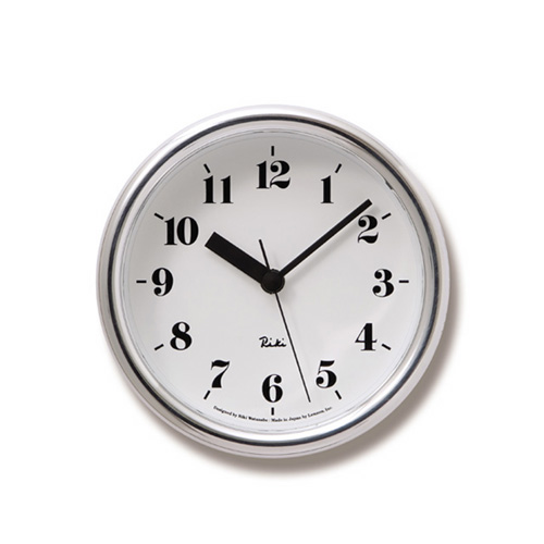 シンプルデザインがお洒落！Lemnos　レムノス　掛け時計 RIKI  ALUMINUM　CLOCK　WR06-29