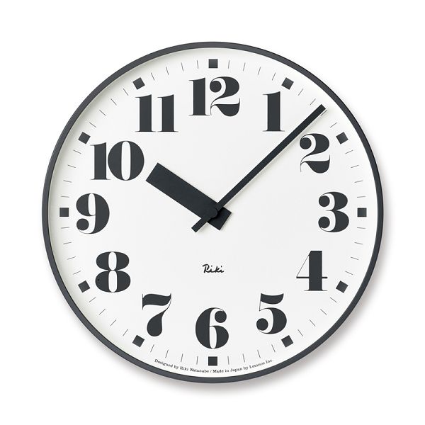 Lemnos　レムノス　RIKI  PUBRIC  CLOCK 掛け時計 　WR17