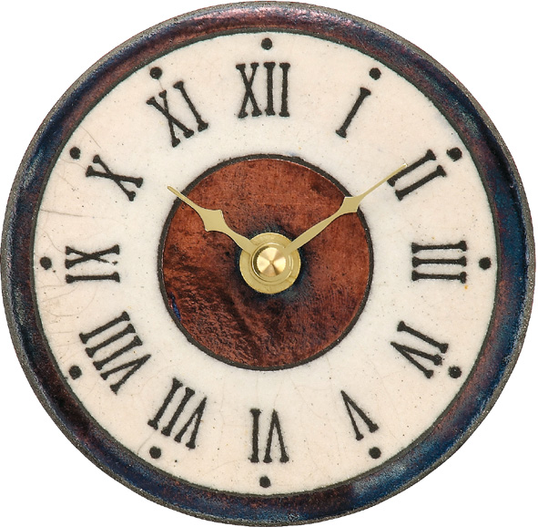 陶器の温かさとイタリアンアートに溢れる魅力！　アントニオ・ザッカレラ陶器置き掛け兼用時計ZC154-009