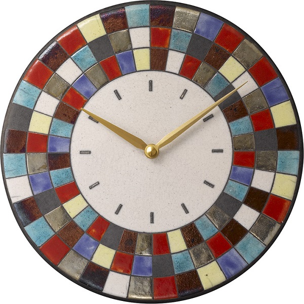 陶器の温かさとイタリアンアートに溢れる魅力！　アントニオ・ザッカレラ Antonio Zaccarella 陶器　掛け時計ZC913-003