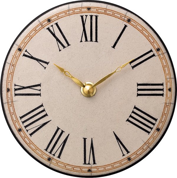 陶器の温かさとイタリアンアートに溢れる魅力！　アントニオ・ザッカレラ　Antonio Zaccarella 陶器　置き掛け兼用時計　ZC922-003