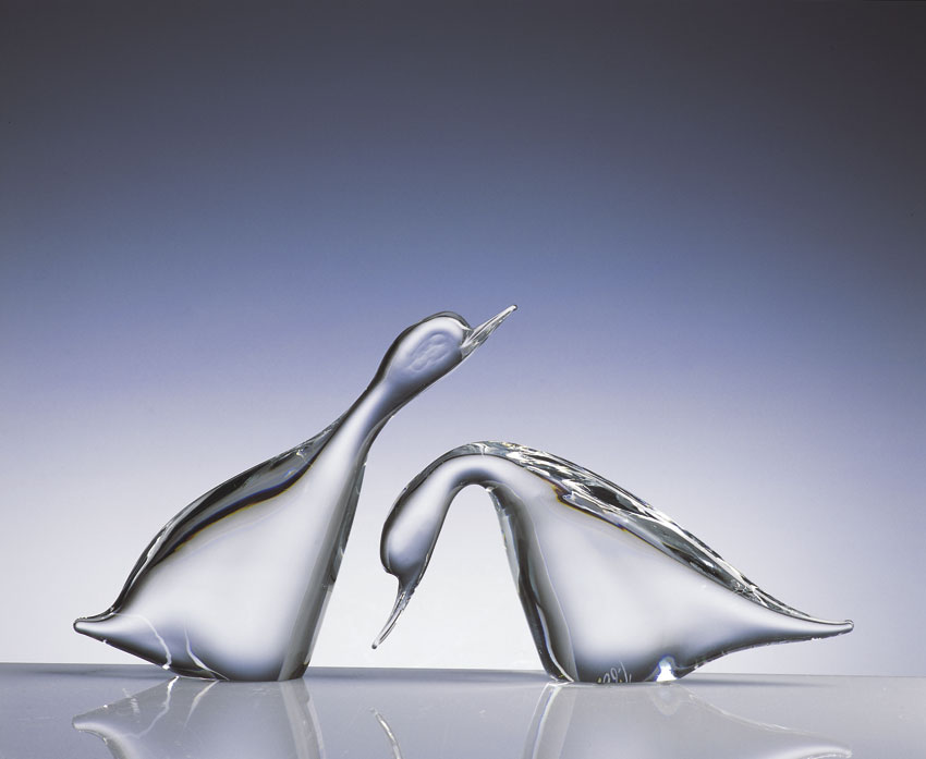 クリスタルガラスオーナメント　Duck