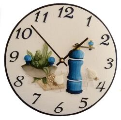 Terrastudio セラミック テラスタジオ 陶器 掛け時計 ドイツ製 Wall Clock 00-2401 壁掛け時計 手造り 贈り物