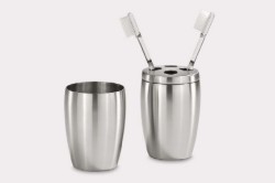 蓋が外せてお手入れ簡単！ZACK製ステンレスハブラシホルダーNOVO