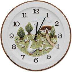 Terrastudio セラミック テラスタジオ 陶器 掛け時計 ドイツ製 Wall Clock 03-2406 壁掛け時計 手造り 贈り物