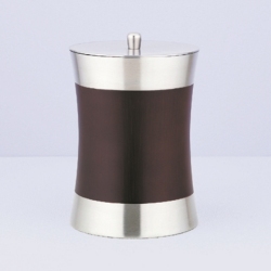 ダストボックス　ステンレス木目　スプールウッド