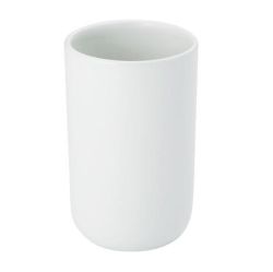 ウォーターカップ　タンブラー　ナチュラル　陶器　白　06124