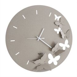 Arti e Mestieri  掛け時計　蝶々　アルティ・エ・メスティエリ　Wall clock Butterfly Spring  2875-C116 Beige　イタリア　壁掛け時計  送料無料