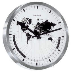ヘルムレ掛け時計　ワールドタイム　ヘルムレ（HERMLE)製掛け時計　AIRPORT 30504-002100