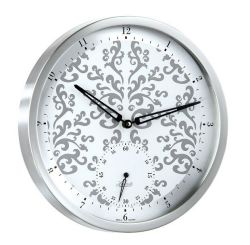 斬新なフローラルデザイン！　ヘルムレ（HERMLE)製掛け時計　Roseberry 30891-002100