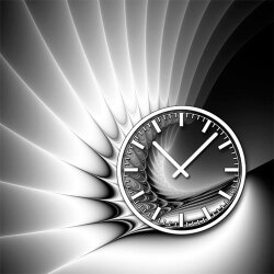 ドイツ　Dixtime  掛け時計　ディックスタイム　Alu-Dibond 　Wall Clock 3448　壁掛け時計 モダン スタイリッシュ