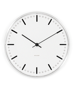 アルネ・ヤコブセン掛け時計 ARNE JACOBSEN Wall Clock CityHall 160mm　43621