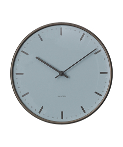 アルネ・ヤコブセン掛け時計 　Wall Clock City Hall Royal Blue 290mm　43645 壁掛け時計　ROSENDAHL