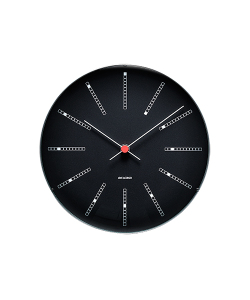 アルネ・ヤコブセン掛け時計　 ARNE JACOBSEN Wall Clock Bankers 290mm　43646　壁掛け時計　ROSENDAHL