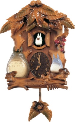 「となりのトトロ」のテーマ曲が流れます！　ととろの振り子時計　トトロM806A　4MJ806MA06 リズム時計