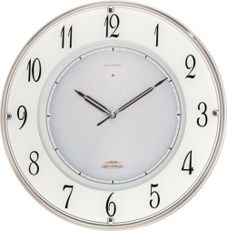 美しいガラスの掛け時計　ハイグレード　RHG-E003　掛け時計　リズム時計　壁掛け時計 4MY781HG19　無料名入れ