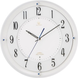 シンプルでスタイリッシュな掛け時計　ハイグレード　RHG-M010　掛け時計　リズム時計　壁掛け時計 4MY789HG03　無料名入れ