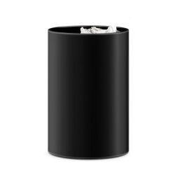シンプルにお部屋を飾る　ステンレス製ゴミ箱　ラウンドΦ２５　CIVOS　マットブラック　ZACK 50508