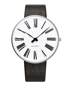 アルネ・ヤコブセン腕時計 ARNE JACOBSEN Roman Watch Leather  40mm　53302-2001