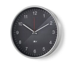 ドイツ ZACK ステンレス掛け時計 30cm Wall Clock PALLA 60024