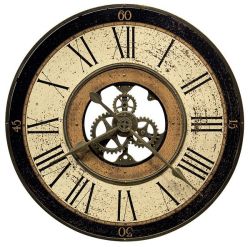 アンティーク調でお洒落！ハワード・ミラーHoward Miller社製掛け時計　Brass Works  625-542