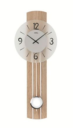 シンプルデザインがお洒落です！　ＡＭＳアームス振り子時計　7274　AMS振り子時計