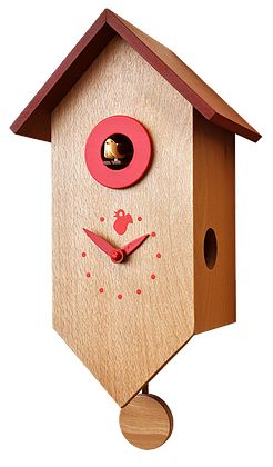 鳩時計　カッコーが鳴いて時刻を知らせます！　カッコークロック　鳩時計　イタリア・ピロンディーニPiccino820