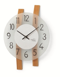 AMS9203　斬新デザインが光ります！　ＡＭＳ　アームス掛け時計　