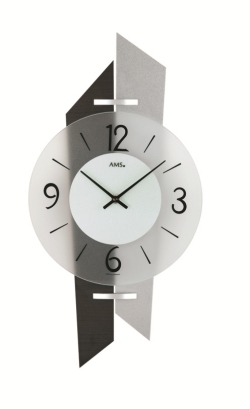 AMS9343  斬新なデザインが魅力！　ＡＭＳ　アームス掛け時計　