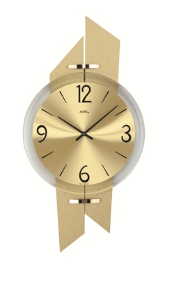 斬新なデザインが魅力！　ＡＭＳ　アームス掛け時計　AMS9344