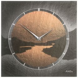 絵画の様な掛け時計！　ＡＭS壁掛け時計　アームス掛け時計　AMS9513