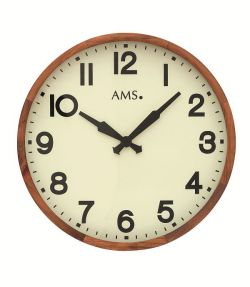 シンプルなデザインです！　ＡＭＳ掛け時計　アームス壁掛け時計　AMS9535