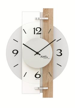 お洒落なデザインです！　ＡＭＳ掛け時計　アームス壁掛け時計　AMS9557