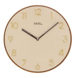 シンプルなデザインが魅力！　ＡＭＳ壁掛け時計　アームス掛け時計　AMS9563