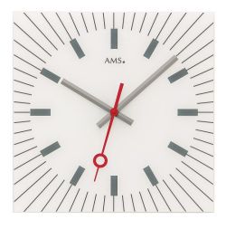 シンプルなデザインが魅力！　ＡＭＳ壁掛け時計　アームス掛け時計　AMS9576