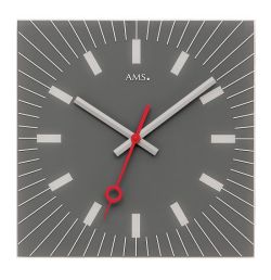 シンプルなデザインが魅力！　ＡＭＳ壁掛け時計　アームス掛け時計　AMS9577