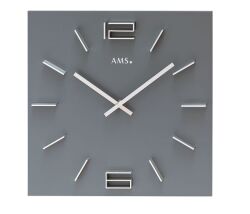 ＡＭＳアームス掛け時計　ドイツ製　9594　AMS掛け時計 スタイリッシュな掛け時計　壁掛け時計