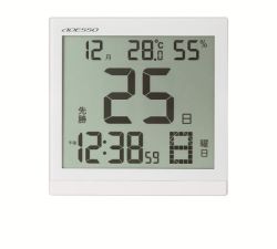 日めくり電波時計　　大型置き掛け兼用デジタルクロック　BC-8656　温度・湿度計・六曜表示付き