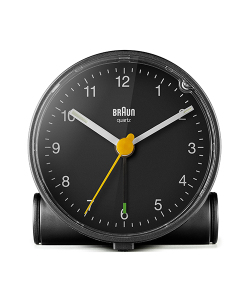 【日本正規代理店品】　BRAUNアラームクロック　　BC01B 　BRAUN目覚まし時計  ブラウンアラームクロック