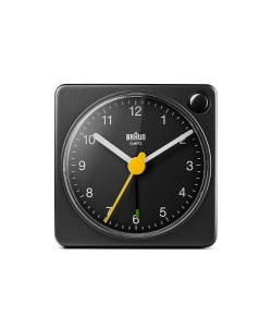【日本正規代理店品】　BRAUNアラームクロック　　BRAUN Analog Alarm Clock BC02XB  BRAUN目覚まし時計　ブラウンアラームクロック