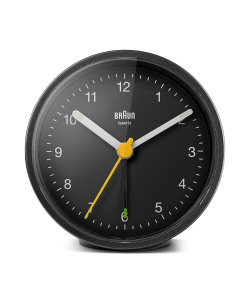 【日本正規代理店品】　BRAUNアラームクロック　　BRAUN Classic Analog Alarm Clock BC12B 　BRAUN目覚まし時計  ブラウンアラームクロック