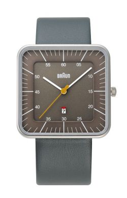【日本正規代理店品】　ブラウンBRAUNリストウォッチ　 腕時計　スクエア　　BNH0042GYGYG