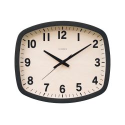 R-SQUARE CLOCK シャンブル掛け時計　 電波時計　CHAMBRE掛け時計　 CH-028BK 　ブラック