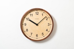 スタイリッシュでお洒落な掛け時計 シャンブル掛け時計  ウォルナット　大きな公共時計　掛け時計 　CHAMBRE掛け時計　 CH-073WN