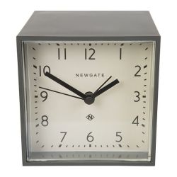 NEW GATEニューゲート　アラームクロック　Cubic Alarm Clock - Gravity Grey - White Dial CUBI410GGY