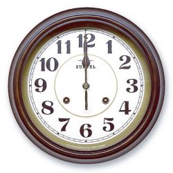 さんてる　アンティーク調掛け時計　電波スイープムーブメント　DQL674A　サンテル　日本製