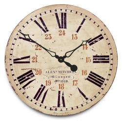 アンティーク調でお洒落！ロジャーラッセル掛け時計　RogerLascelles掛け時計 Railway Station Wall Clock 　壁掛け時計　GAL-RAIL