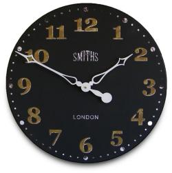 ロジャーラッセルRogerLascelles掛け時計 Smiths Wall Clock Antique Style Black   50cm掛け時計　GAL-SMITHS-BLACK